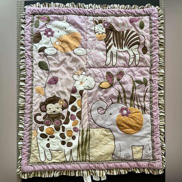 cocalo Bedding Cocalo Baby Toddler Blanket Safari Animals Quilt Poshmark